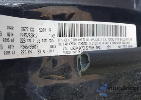 2009 Jeep Grand Cherokee Laredo from USA, damaged, VIN 1J8GR48K79C527605